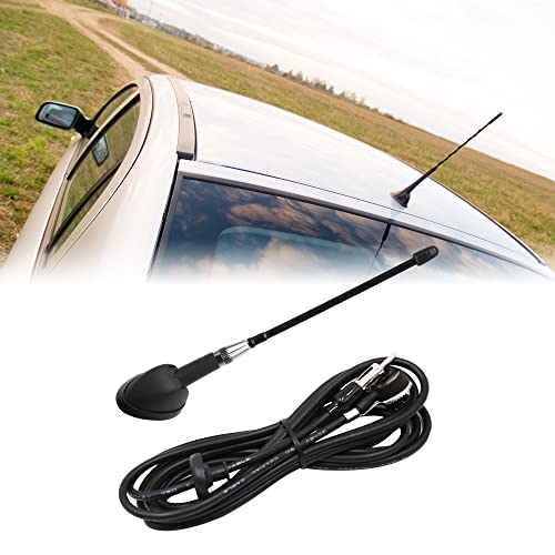 uxcell Universal Black Car Vehicle Roof Mount Radio FM AM Antenna Aerial - Image 2