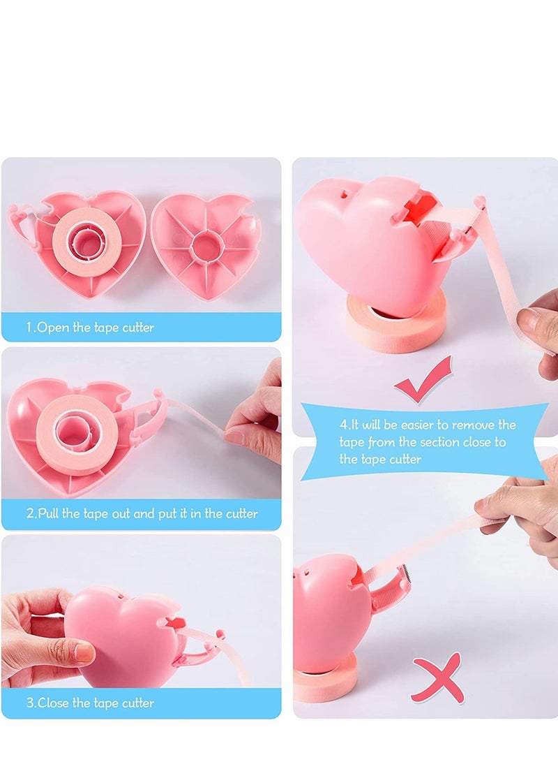 Medical Micropore Eyelash Extension Tape 12 Rolls in Pink Purple Green Breathable Adhesive Tape with Cutter for Easy Application - Image 3