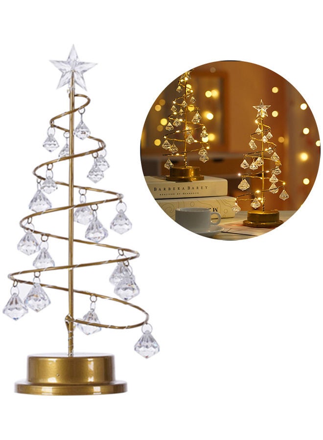 Y&D Crystal Diamond Tree Light Without Battery multicolour 33*13*13cm - Image 1