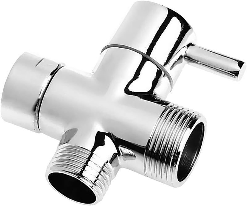 klarako 2.5cm 2cm Outlets T Adapter Valve 3 Ways Splitter for Diverter Bath Toilet Bidet Sprayer Shower Head - Image 3