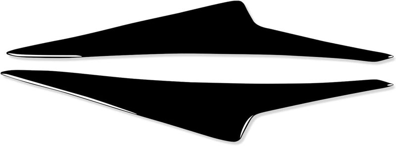 QASULER Gloss Black Headlight Eyelid Trim for Mazda Angkesaila - Image 1