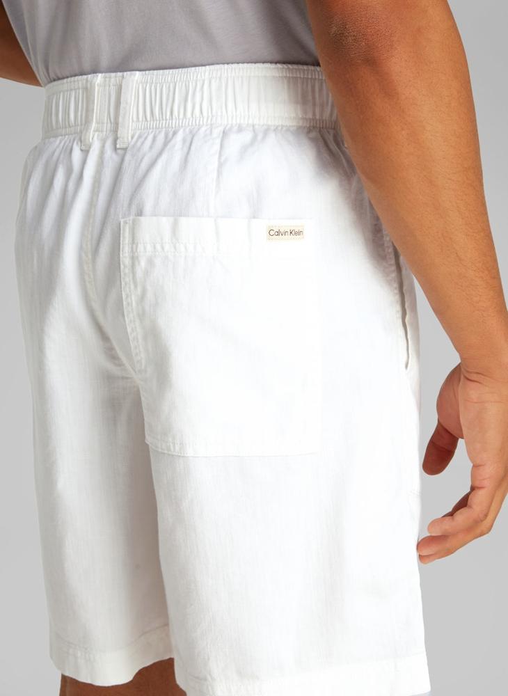 Calvin Klein Jeans Linen Shorts  - Image 3