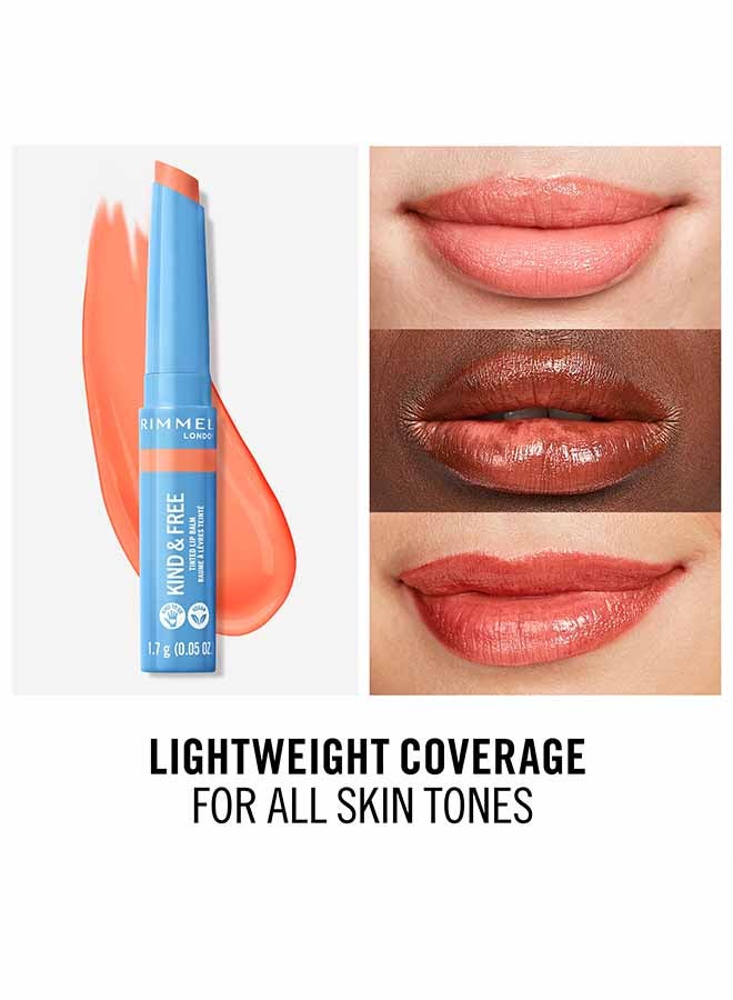 RIMMEL LONDON Kind And Free Lip Balm 003 – Tropical Spark (Coral)  - Image 5