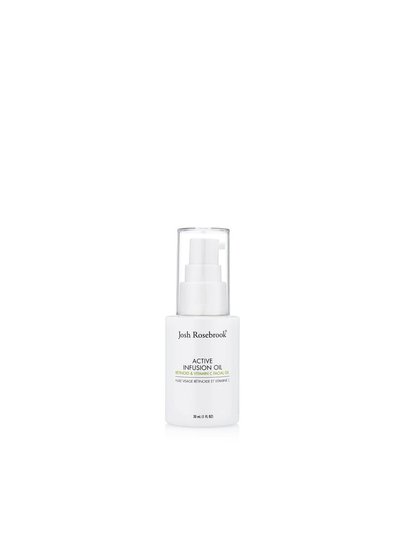 Josh Rosebrook Josh Rosebrook - Active Infusion Oil Retinoid & Vitamin C Facial Serum Improves Skin Texture & Tone, Reduces Fine Lines, Increases Radiance - 30mL - 1 Oz 