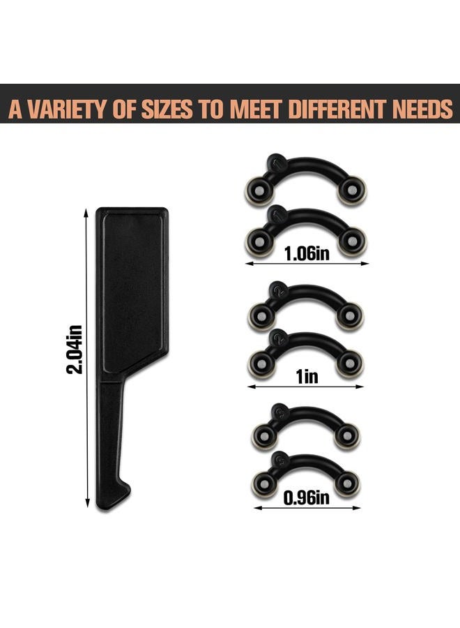 Maitys 2 Sets Nose up Lifting Shaper Clip Clipper Nose Shaper Lifter Inserts Shaping Clip Silicone Beauty Tools Invisible Face Slimming Device - Image 2