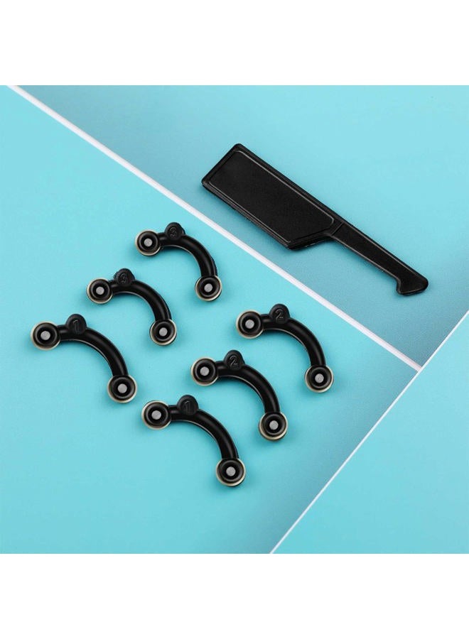 Maitys 2 Sets Nose up Lifting Shaper Clip Clipper Nose Shaper Lifter Inserts Shaping Clip Silicone Beauty Tools Invisible Face Slimming Device - Image 5