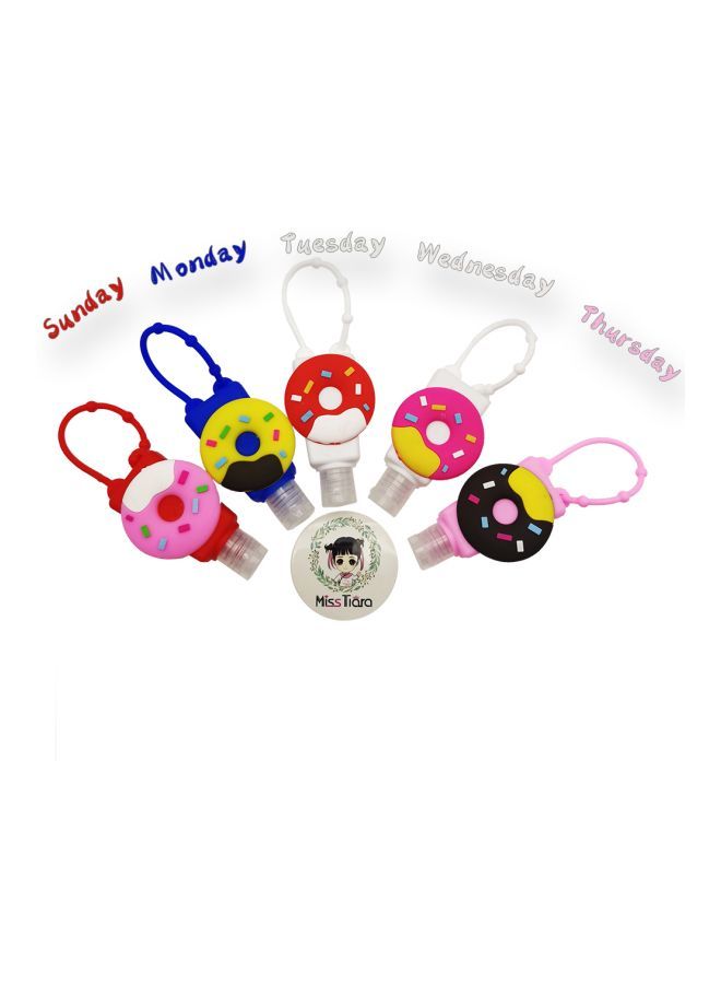 نيبمينينت مجموعة من 5 زجاجات معقم لليدين بتصميم رسوماتٍ كرتونية 3.3x11.5سم - Image 2