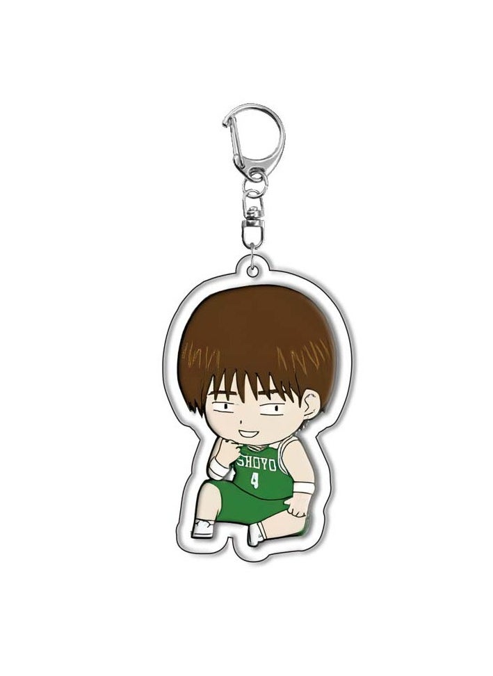 KUYING Creative Slam Dunk Keychain Student Backpack Pendant 