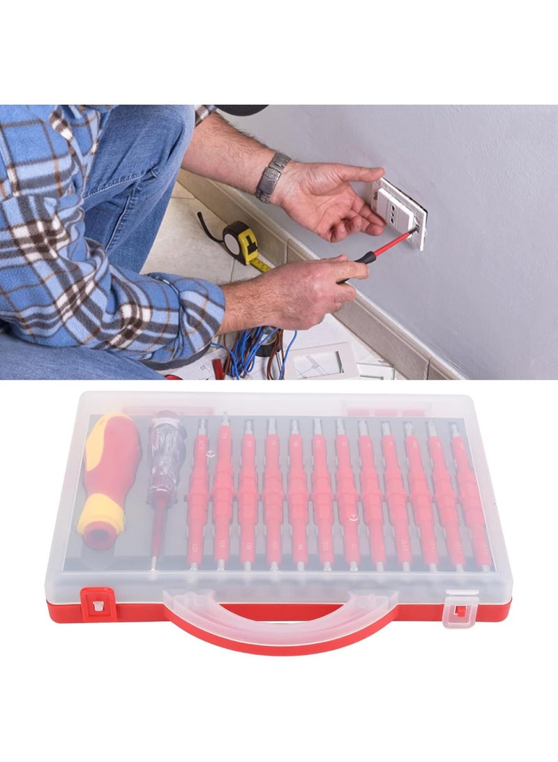 GGOOT Screwdriver Kit, Double End Special‑Shaped Magnetic Driver Bits Insulated Hardware Tools  - Image 3