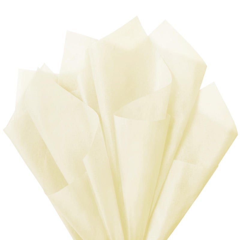 Laidans 120 Sheets 20"X14" Tissue Paper for Gift Bags Wrapping, Art Tissue Paper Bulk for Weddings Birthday Party Crafts Decoration (Ivory) - Image 3