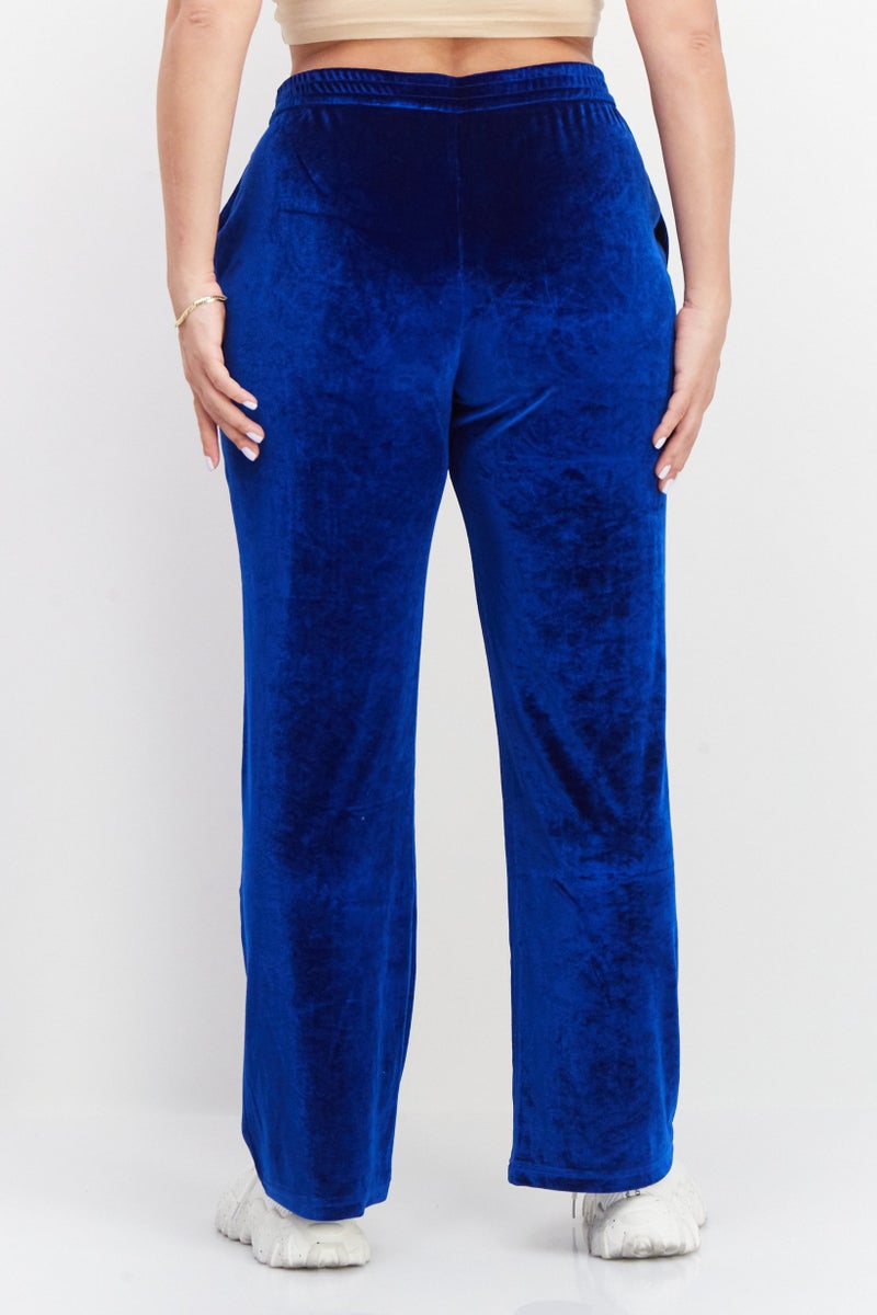 STEVE MADDEN Women Regular Fit Solid Pants, Blue - Image 3