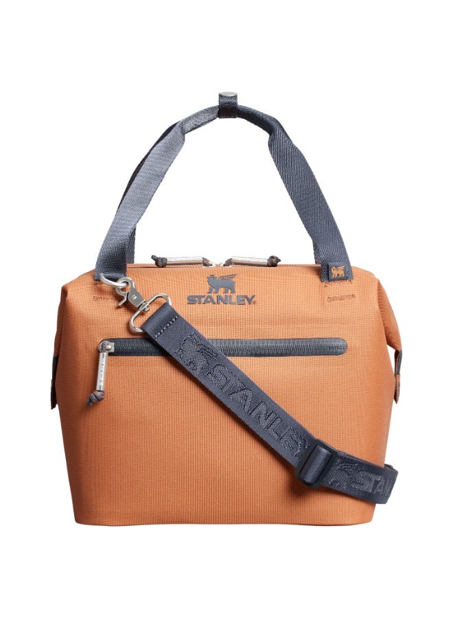 Stanley All Day Julienne Mini Cooler Bag & Insulated Lunch Tote | 7.4 QT (10 Can) Portable Soft Cooler with Leak-Proof Liner | Unique "Doctor's Bag" Hinge Top Design | Made from 100% Recycled Polyester | for Picnics, Hikes, Beach & Commute - Image 1