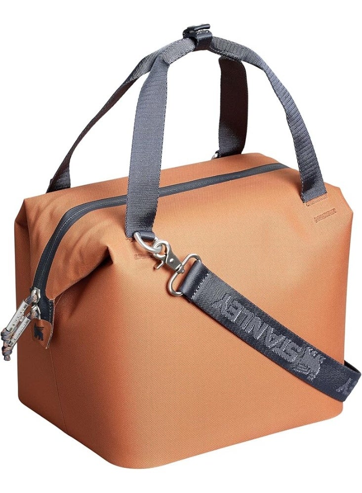 Stanley All Day Julienne Mini Cooler Bag & Insulated Lunch Tote | 7.4 QT (10 Can) Portable Soft Cooler with Leak-Proof Liner | Unique "Doctor's Bag" Hinge Top Design | Made from 100% Recycled Polyester | for Picnics, Hikes, Beach & Commute - Image 3