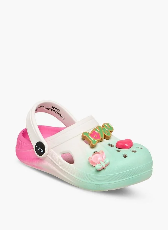 أكوا Girls Ombre Clogs