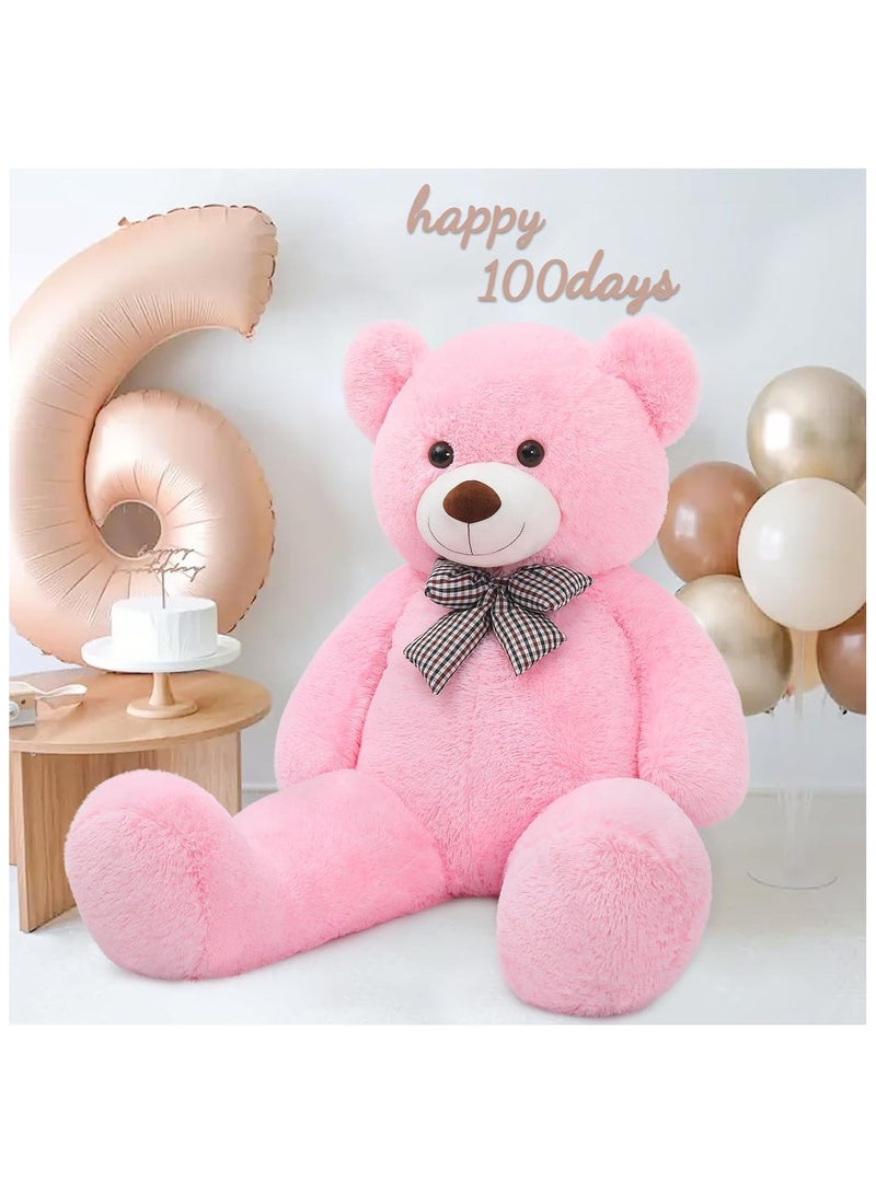 Huge Pink Stuffed Animals 100cm Life Size Cute Teddy Bears Big Giant Teddy Bear for Baby Girls Shower Decorations - Image 5
