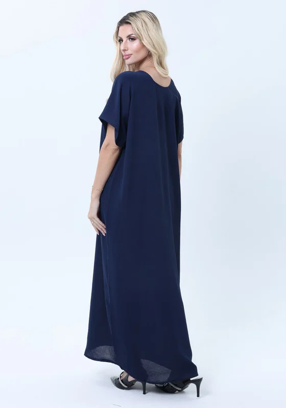 MSquare Fashion Navy Blue Women’s Under Abaya Inner Slip | Breathable And Modest Wear