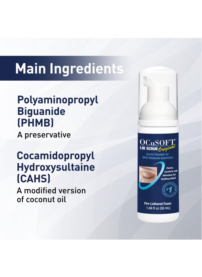 OCuSOFT - OCUSOFT LID Scrub Foam Size: 50 ML - Image 1