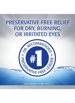 REFRESH Optive Advanced Lubricant Eye Drops, Preservative-Free, Single-Use Containers, 0.01 Fl Oz - 30 Count (Pack Of 1)  - Image 2