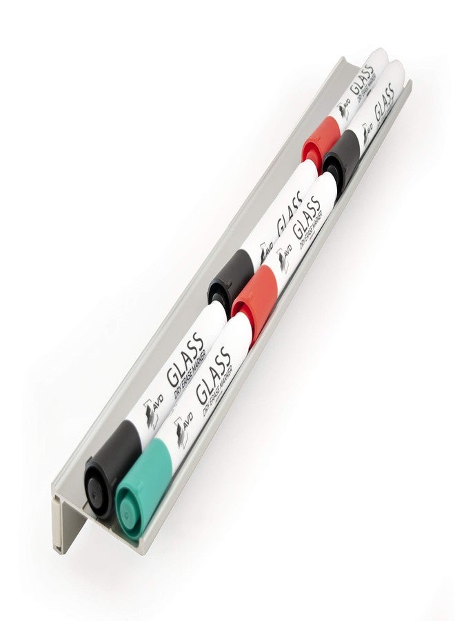 Audio-Visual Direct Magnetic Marker Tray, Silver - Image 1