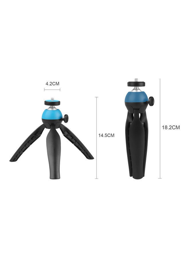 NIBEMINENT Adjustable Tripod With Integrated Ball Head Blue/Black  - Image 5