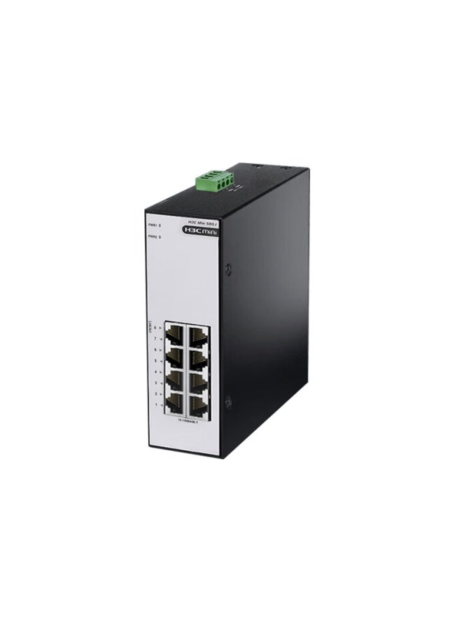 H3c S8g-i 8-port Gigabit Industrial Switch Enterprise Network Monitoring Splitter Hub Converter Din Rail Wide Temperature Ip41 Waterproof Dustproof - Image 2