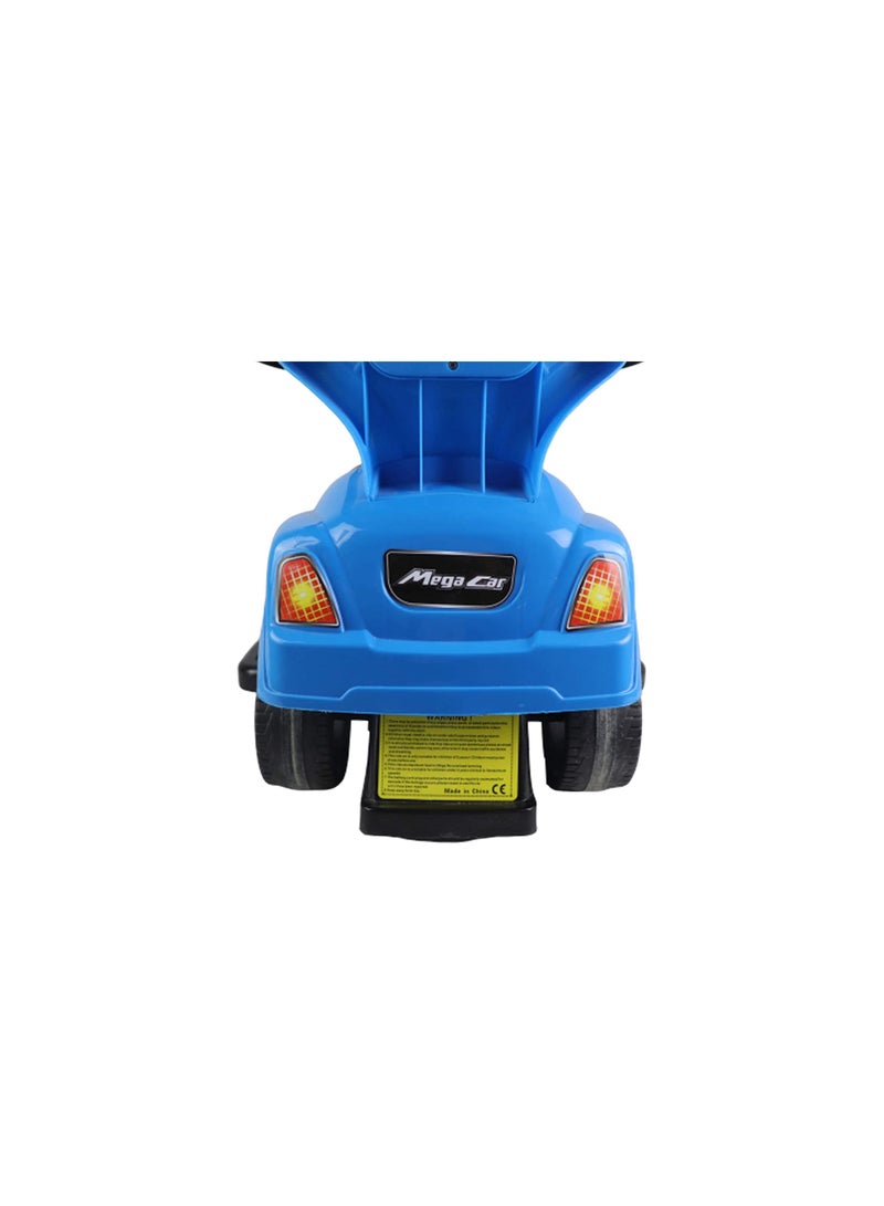 DeloPik Kids 3-in-1 Push and Pedal Car Toddler Ride On w/Handle, Horn, Music,baby ride on toys,baby scooter for 2year ，baby push car - Image 2