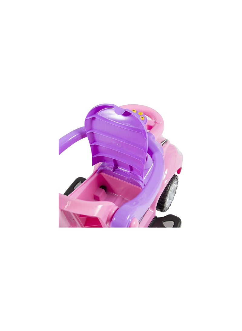 DeloPik Kids 3-in-1 Push and Pedal Car Toddler Ride On w/Handle, Horn, Music,baby ride on toys,baby scooter for 2year ，baby push car - Image 4