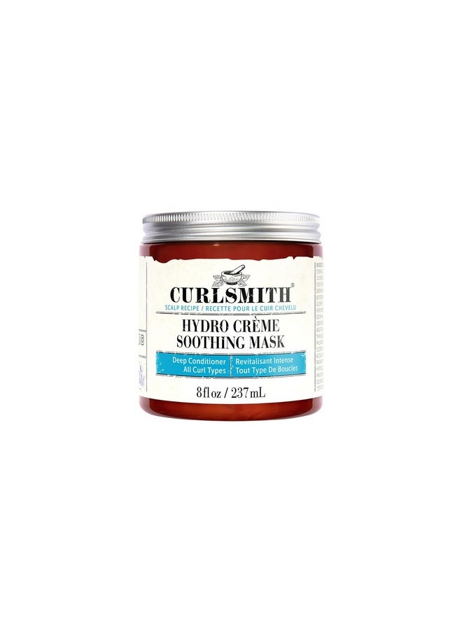 CURLSMITH CURLSMITH - Hydro Crème Soothing Mask - Vegan Soothing Deep Conditioner for any Hair Type, Encourages Growth (8 oz)  - Image 1