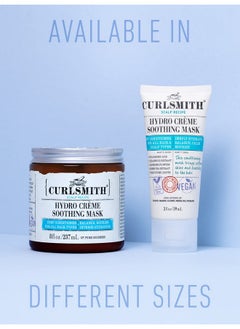 CURLSMITH CURLSMITH - Hydro Crème Soothing Mask - Vegan Soothing Deep Conditioner for any Hair Type, Encourages Growth (8 oz)  - Image 4