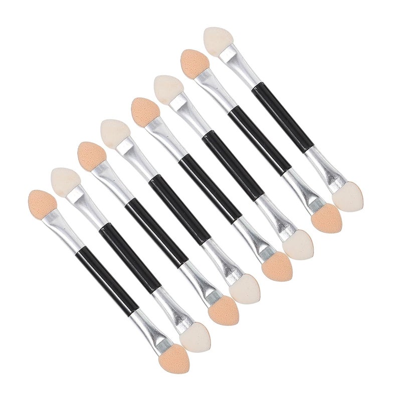20pcs Double-ended Eye Shadow Brush and Disposable Eyeshadow Applicators Kit with Latex Sponge Tips for Precise Makeup Application in Beauty and Personal Care - Image 1