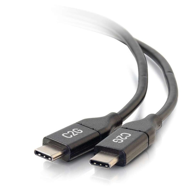 C2G USB Cable, USB 2.0 Cable, USB C to C Cable, Black, 6 Feet (1.82 Meters), Cables to Go 28828 - Image 5