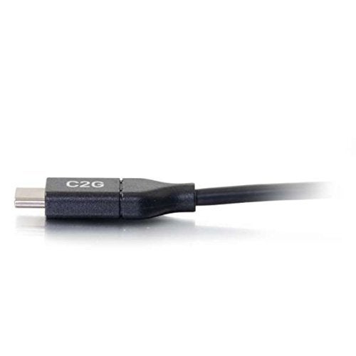 C2G USB Cable, USB 2.0 Cable, USB C to C Cable, Black, 6 Feet (1.82 Meters), Cables to Go 28828 - Image 3