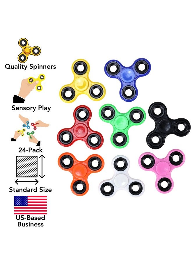 Iconikal Fidget Spinner Random Color Bulk Assortment Set, 24-Pack  - Image 2