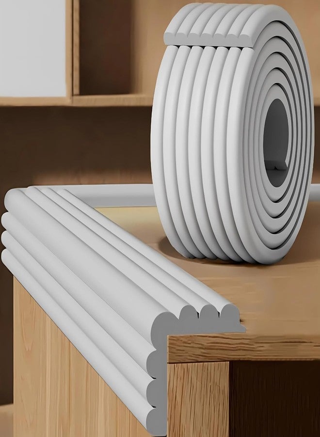 Amillee Baby Proofing Flat Edge Protector - 2 Meter Safety Strip, Furniture Adjustable Dense Edge Guard for Kids Safety, High Shock Absorbent Edges Protector, Baby Safety Products (Grey) - Image 1