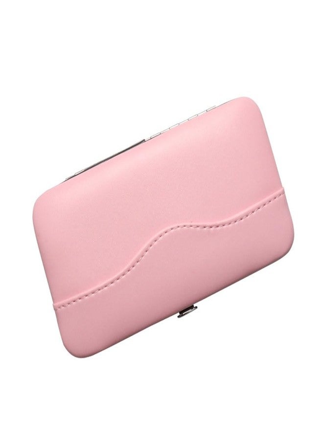 esowemsn 1PC Pink PU Leather Tweezers Storage Bag Empty Small Tweezers Case Container for Eyelash Extension Tweezer Organizer Case Eyelash Eyeliner Makeup Tool Accessories - Image 1