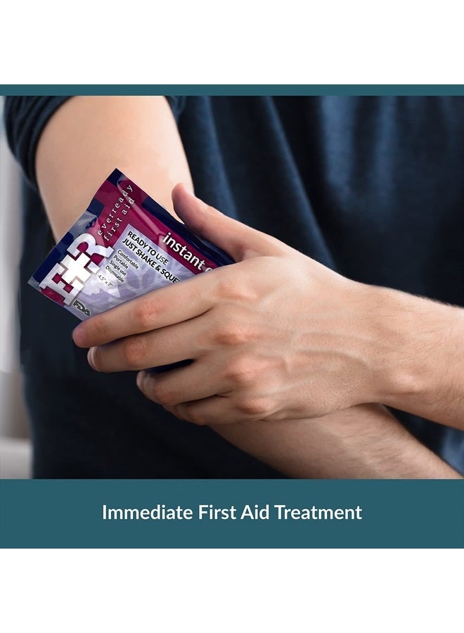 Ever Ready First Aid Disposable Cold Compress Therapy Instant Ice Pack for Injuries 4.5" x 7" - 24 Pack - Image 4