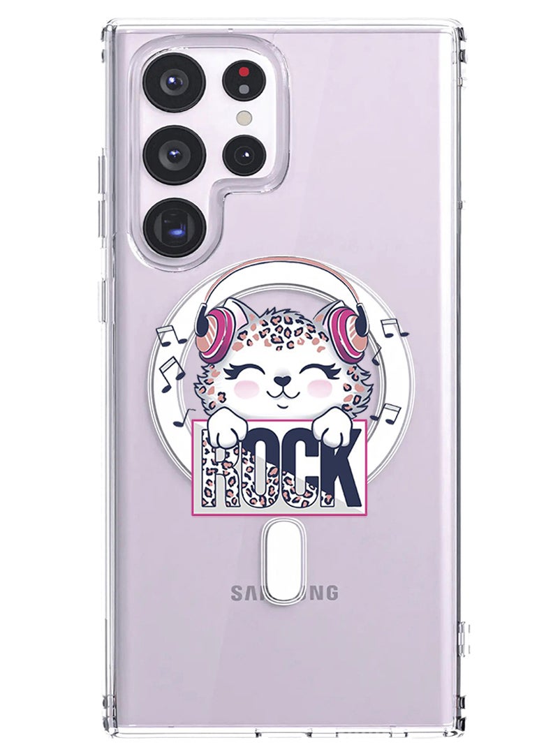 Theodor Magnetic Case for Samsung Galaxy S23 Ultra 6.8-inch Compatible with MagSafe Wireless Charging, Shockproof Phone Bumper Cover Rock copy  - Image 1