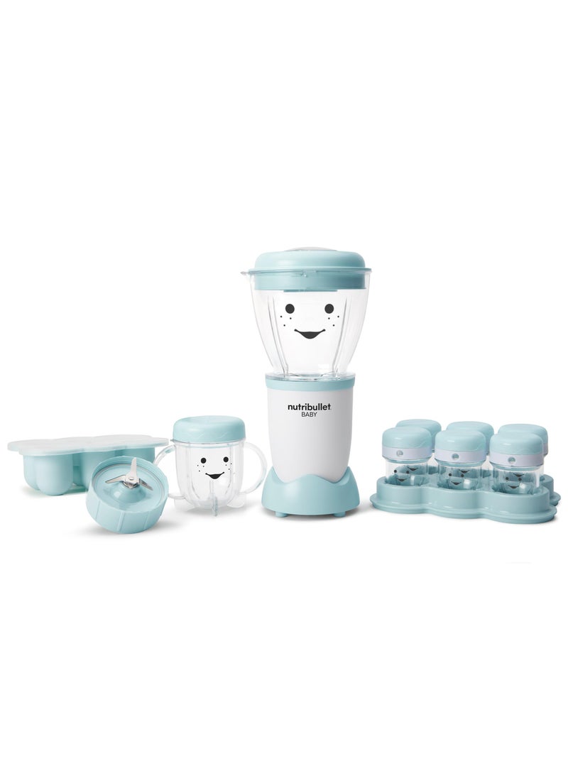 nutribullet NutriBullet NBY-50100 Baby Complete Food-Making System, 32-Oz, White, Blue, Clear  - Image 2