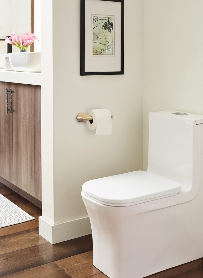 Amerock BH36041CZ | Champagne Bronze Single Post Toilet Paper Holder | 7-13/16 in. (198 mm) Toilet Tissue Holder | St. Vincent | Bath Tissue Holder | Bathroom Hardware | Bath Accessories - Image 3