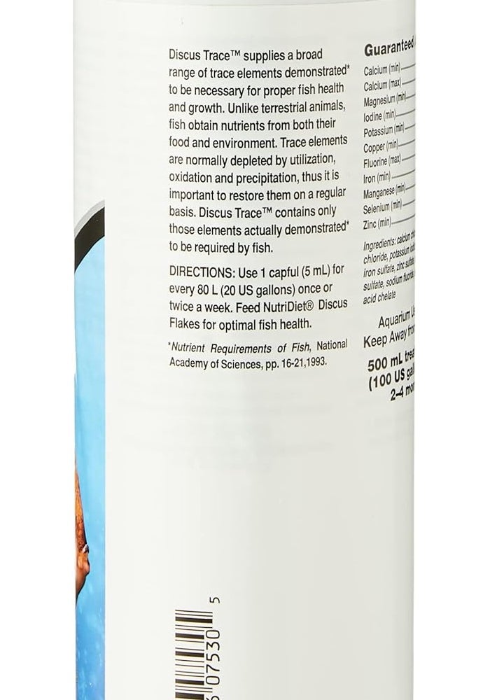 Seachem Discus Trace Liquid Supplement - 500ml for Healthy Discus Fish - Image 3