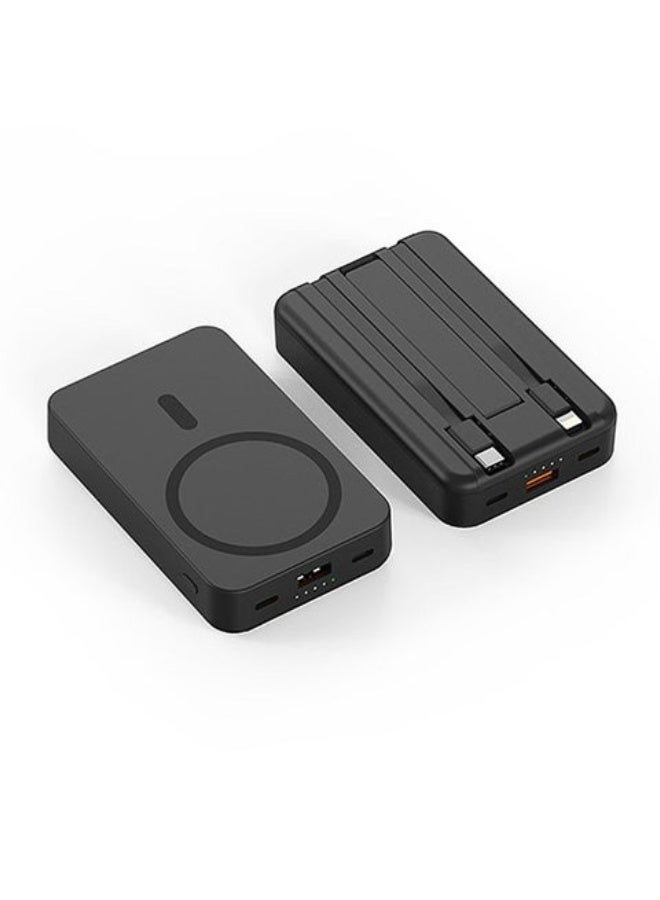MT Original 30000mAH W Magsafe Power Bank Fast Charging Wireless and wired built-in Portable Charge - Image 2