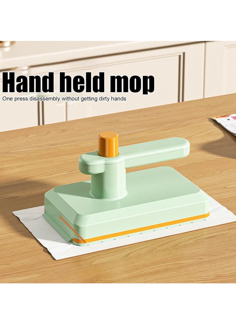 CEPILLO Cleaning Mini Mop Travel Mop Table Hand Mop in Scratch and Wipe Design, Household Oil Stain Remover Cleaning Agent Hand Protector for Bathroom Kitchen  - Image 4