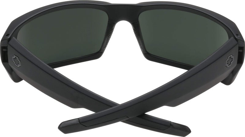 Spy Optic Women's Rectangular General Soft Matte Black Happy Gray Green, Multi, One Size + 62 - Image 5