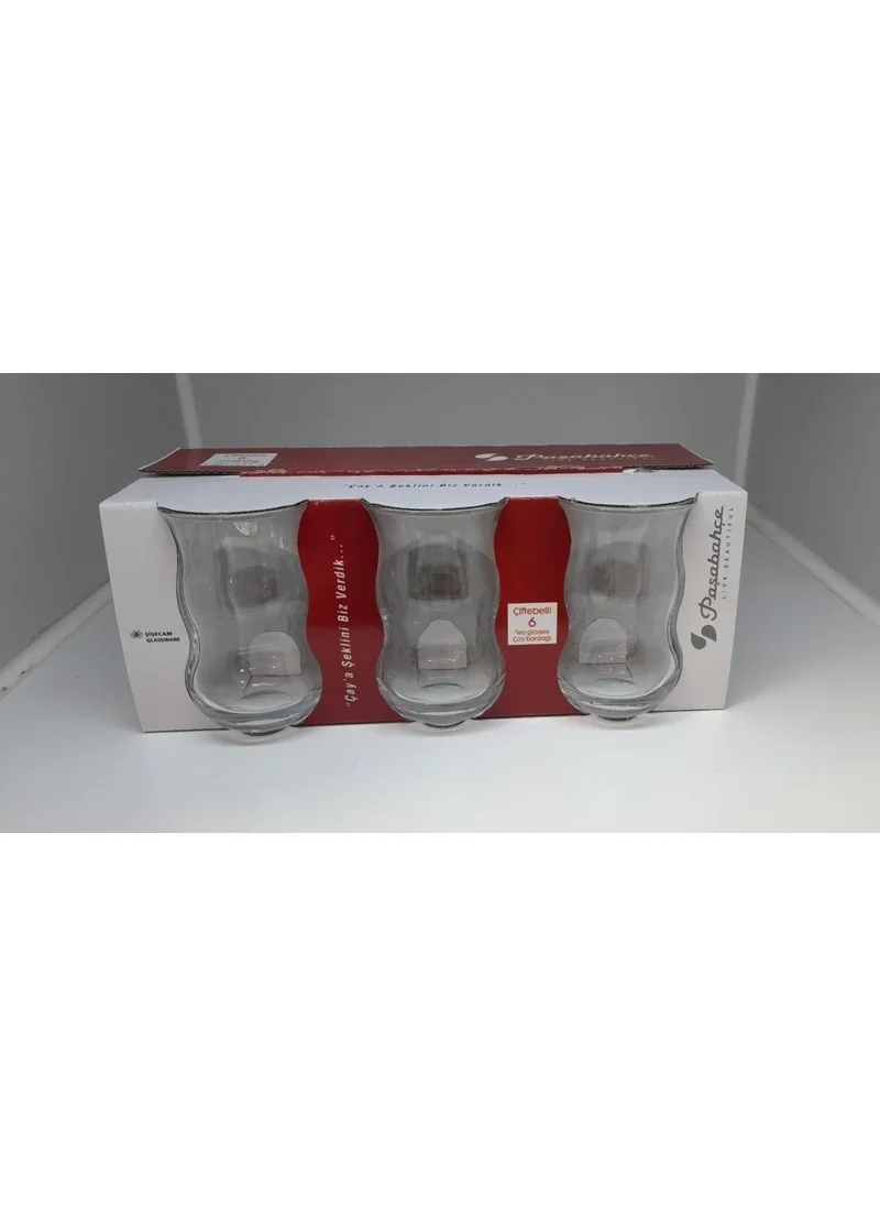 Paşabahçe Çiftebelli 140 CC 6-Piece Tea Glass-1201153