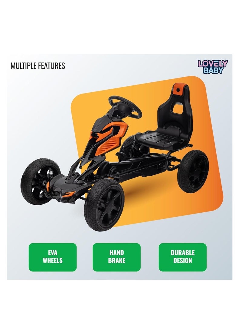 Lovely Baby Pedal Car - Black  - Image 2