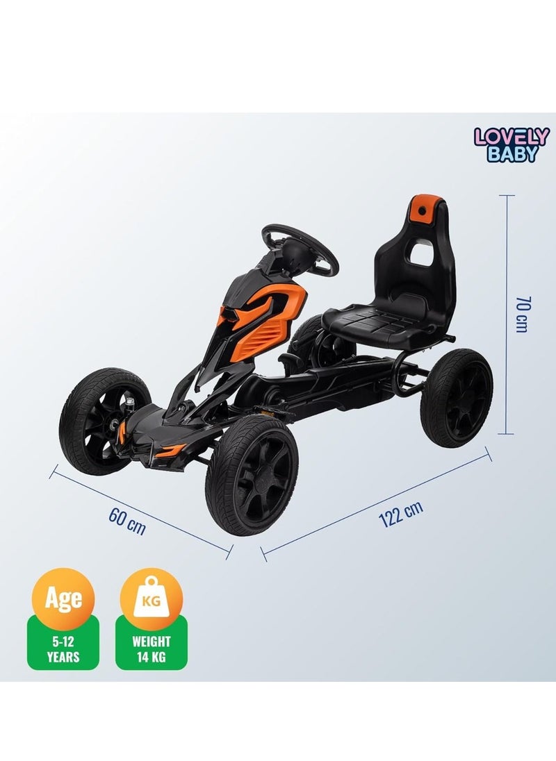 Lovely Baby Pedal Car - Black  - Image 3
