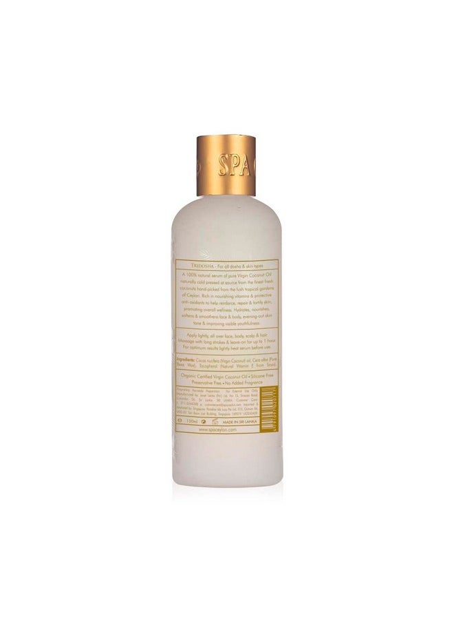 spa ceylon - Virgin Coconut Face & Body Soothing Serum | Hydrating | 100% Natural | Siliconfree | Suitable For All Skin Types - Image 1