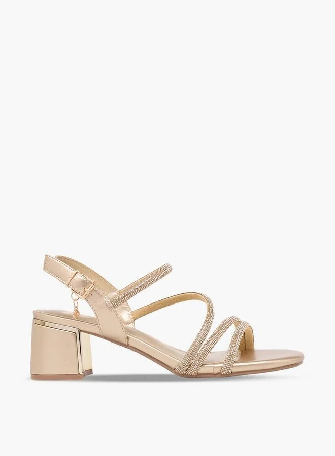 إكستي Women Embellished Block Heel Sandals