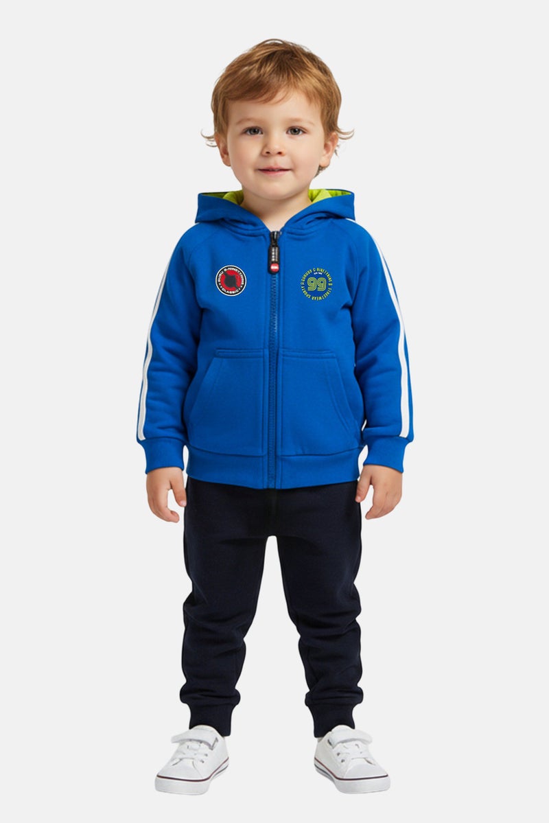 Guru 99 Toddlers Boy 2 Pieces Graphic Print Tracksuit, Multicolor - Image 1