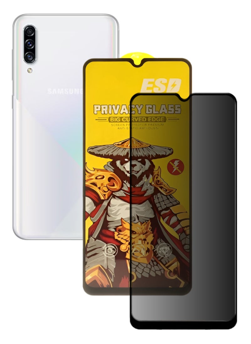 ESD Tempered Dustproof Privacy Glass Screen Protector Compatible For Samsung Galaxy A30s - Image 1